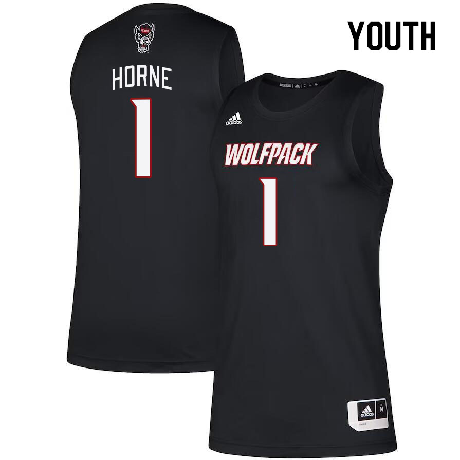 Youth #1 Jayden Taylor NC State Wolfpack College Basketball Jerseys Stitched Sale-Black